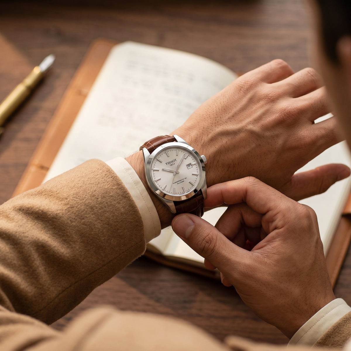 Tissot Powermatic 80 Brown